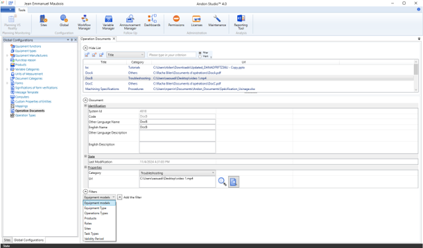 Contextual Operation Documents