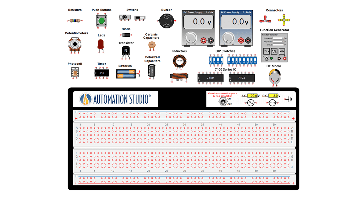 Library Electrical System Illustrated Libraries | Automation Studio™ Educational Edition