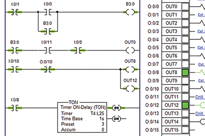 PLC Ladder Logic simulation using Automation Studio software