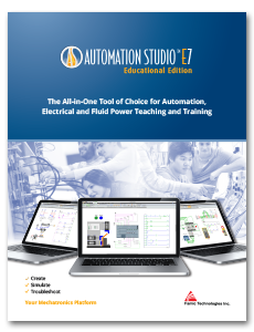 Brochure d'Automation Studio édition Éducationnelle