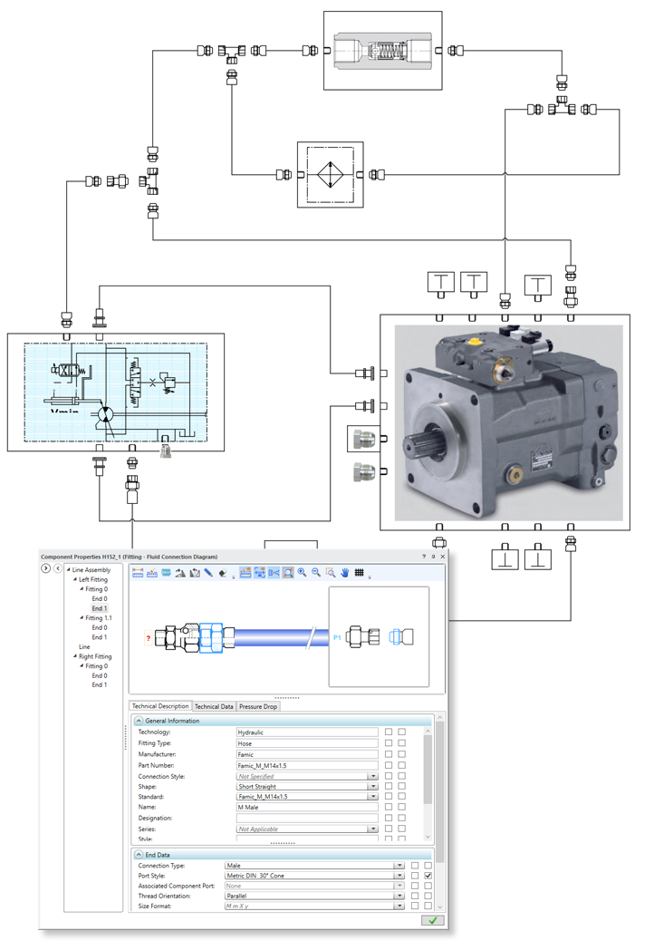 Fluid Connection Diagram