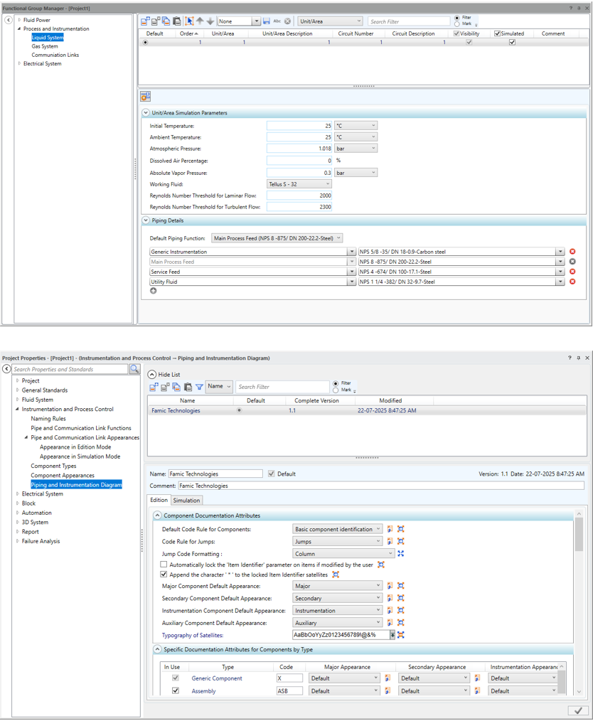 Schema di tubature e strumentazione di processo 