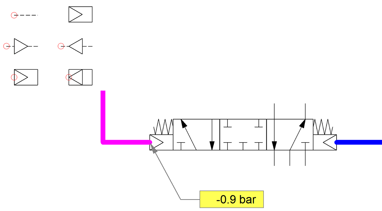 Pneumatische Vorsteuerung