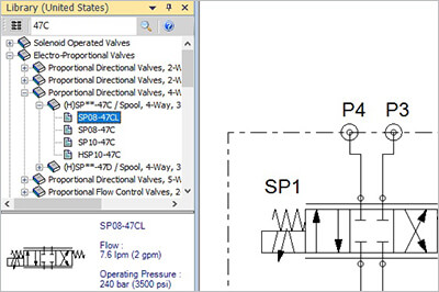 Comprehensive Library in Automation Studio Live Manifold software