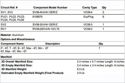 Reporting for Project Details with Automation Studio™ Live Manifold Reporting for Project Details with Automation Studio Live Manifold software