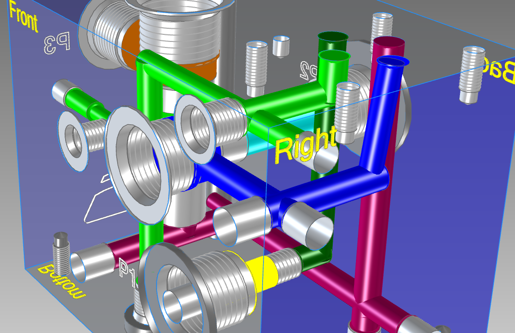 Cavity thread visualization