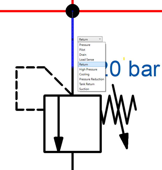 Quick line type selection