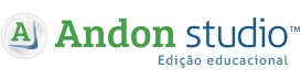 Logotipo da edição educacional do Andon Studio