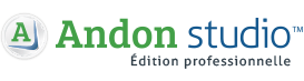 Logo d'Andon Studio édition Professionnelle