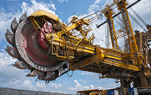 Heavy machinery for mining