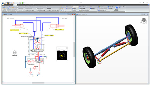 HMI-Simulation mit der Software Automation Studio Professional Edition