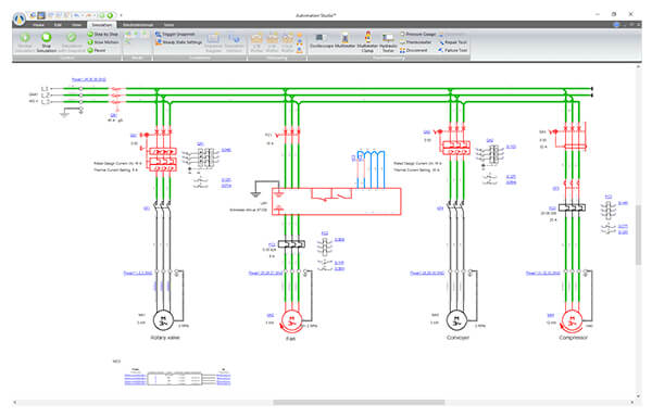 Technologies électriques dans logiciel Automation Studio