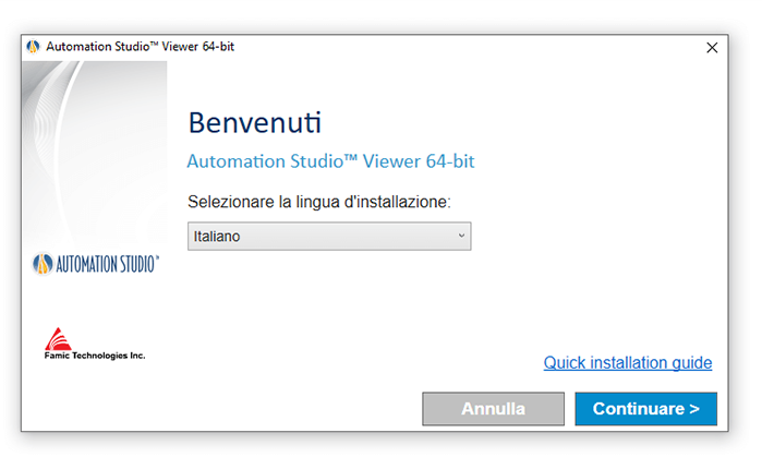 Automation Studio viewer edition installation
