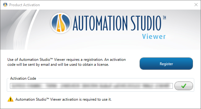 Automation Studio viewer edition activation code