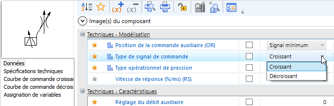 Modèles de simulation de composants hydrauliques améliorés