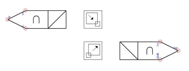 Electrotechnical inputs / outputs