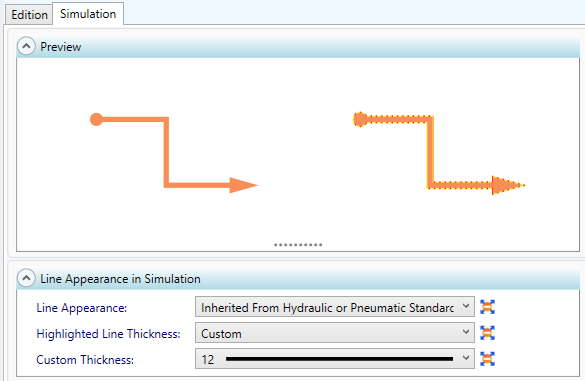 Appearance for Fluid Lines