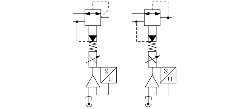 Proportional pressure regulators