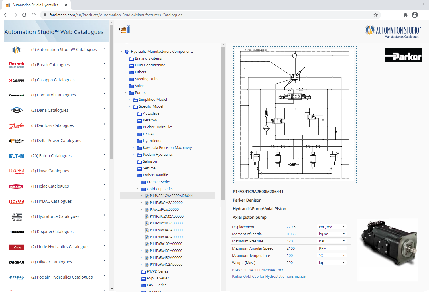 Online Manufacturers’ Catalogues