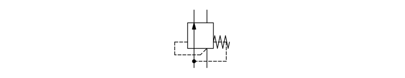 Downstream priority pressure compensator